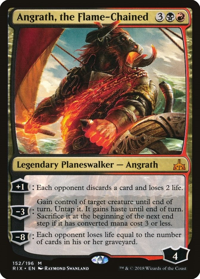 Angrath, the Flame-Chained (152) (Rivals of Ixalan)