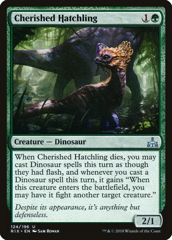 Cherished Hatchling (124) (Rivals of Ixalan)
