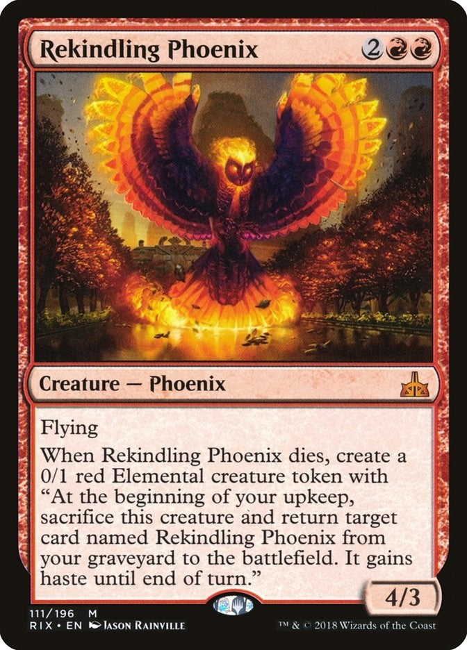 Rekindling Phoenix (111) (Rivals of Ixalan)