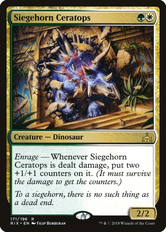 Siegehorn Ceratops (171) (Rivals of Ixalan)