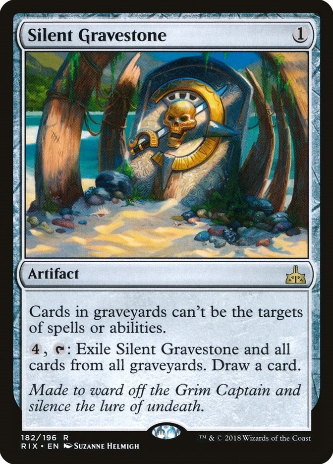 Silent Gravestone (182) (Rivals of Ixalan)