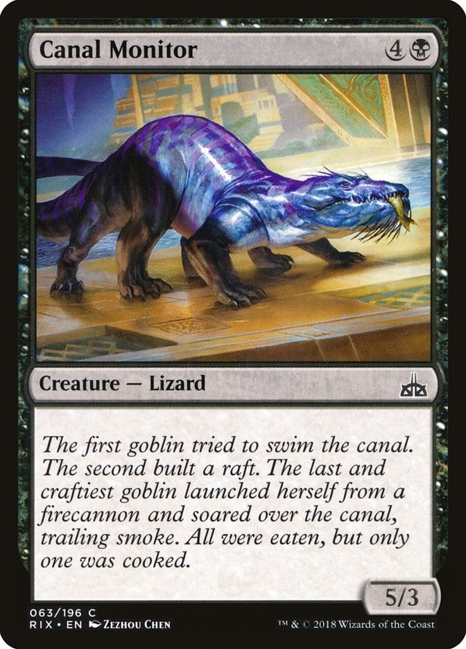Canal Monitor (63) (Rivals of Ixalan)