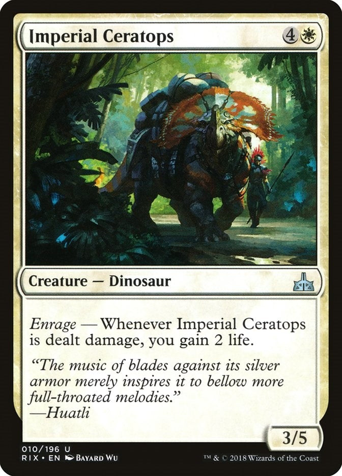 Imperial Ceratops (10) (Rivals of Ixalan)