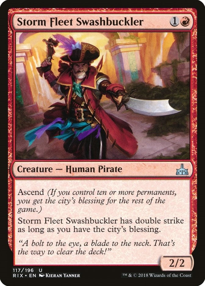 Storm Fleet Swashbuckler (117) (Rivals of Ixalan)