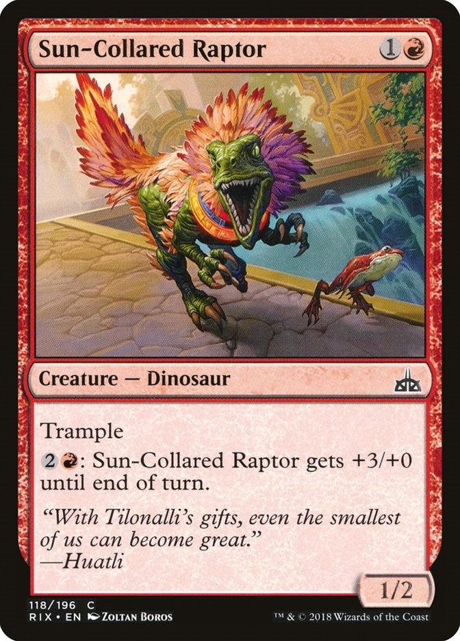 Sun-Collared Raptor (118) (Rivals of Ixalan)