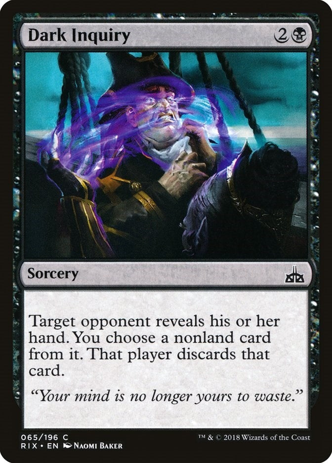 Dark Inquiry (65) (Rivals of Ixalan)