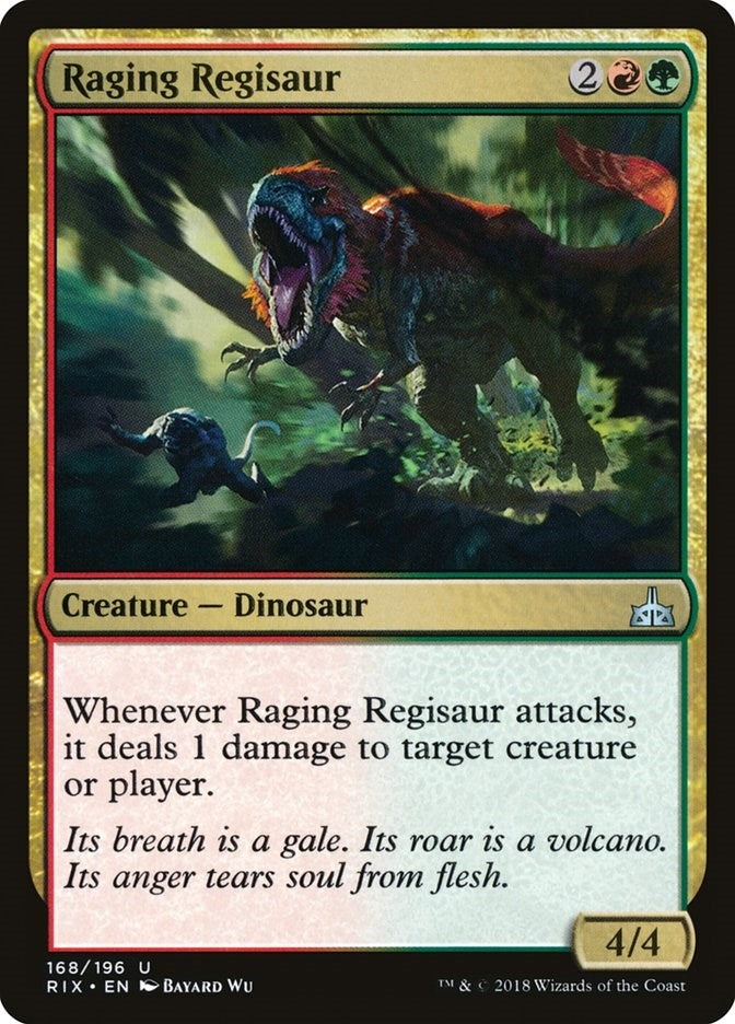 Raging Regisaur (168) (Rivals of Ixalan)