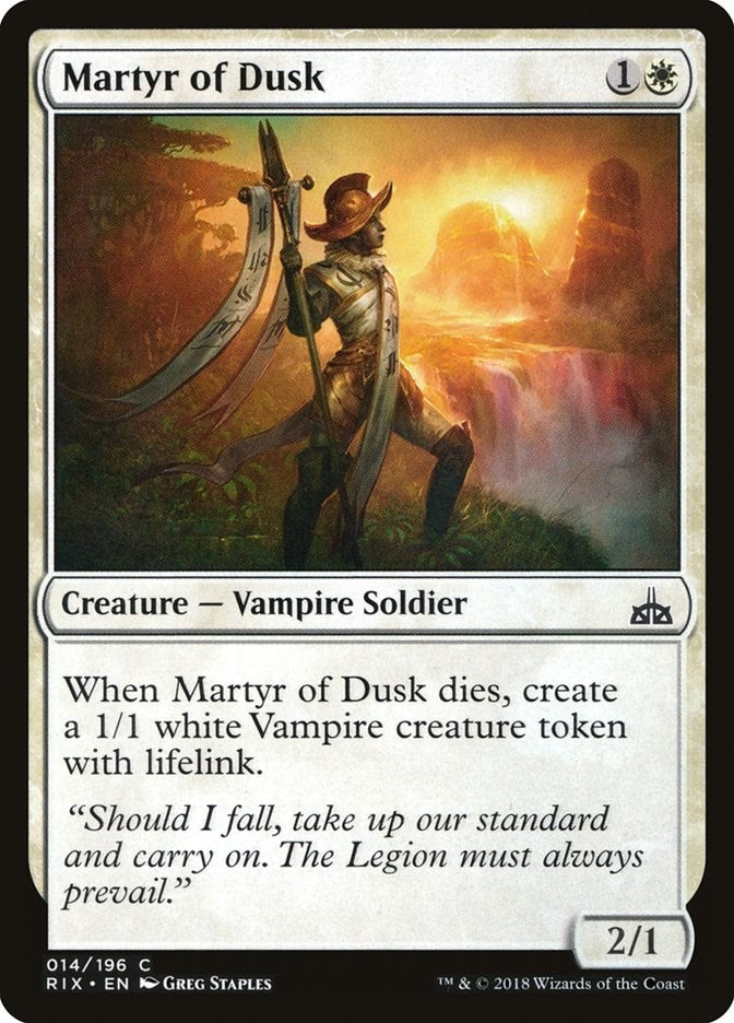 Martyr of Dusk (14) (Rivals of Ixalan)