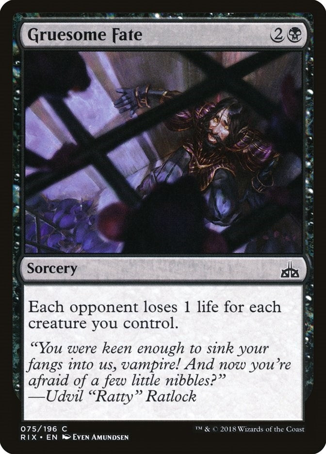 Gruesome Fate (75) (Rivals of Ixalan)