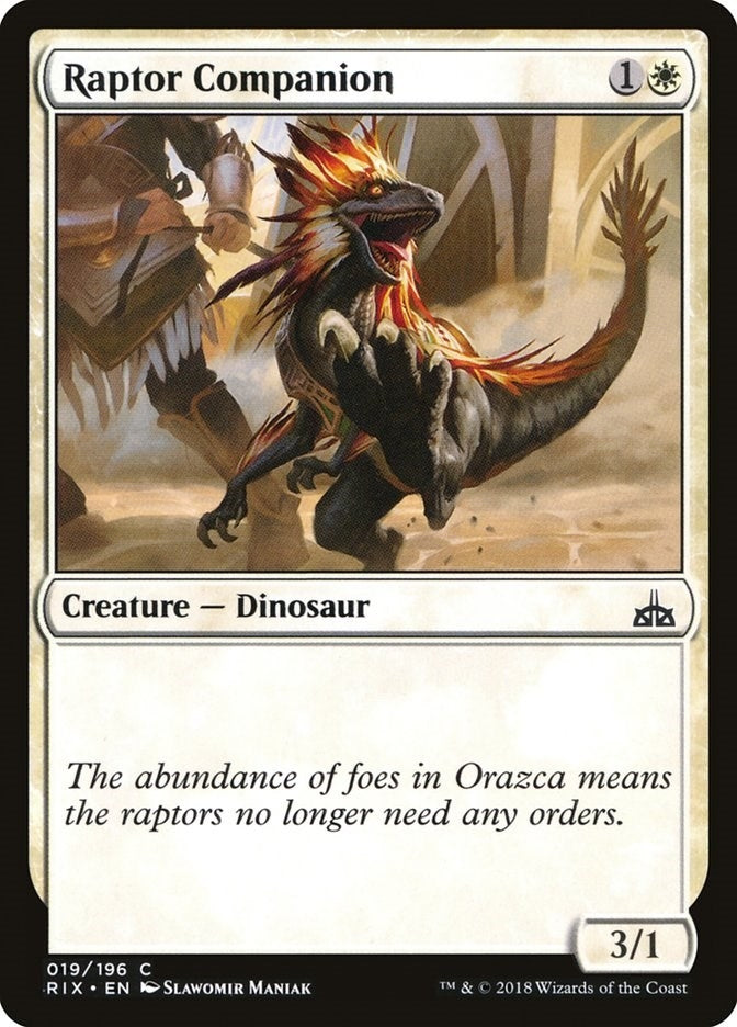 Raptor Companion (19) (Rivals of Ixalan)