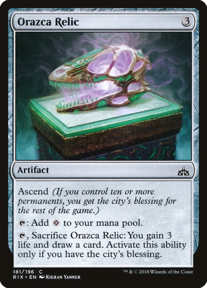 Orazca Relic (181) (Rivals of Ixalan)