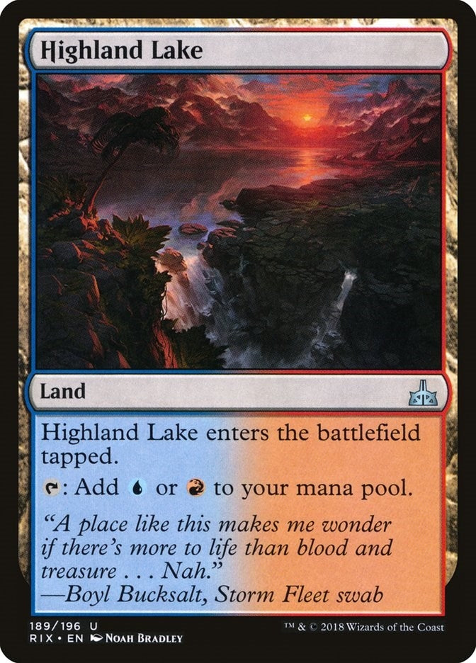 Highland Lake (189) (Rivals of Ixalan)