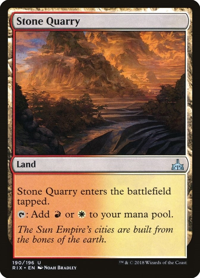 Stone Quarry (190) (Rivals of Ixalan)