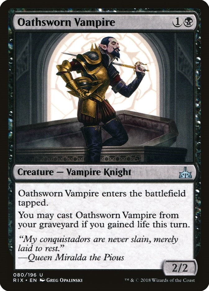 Oathsworn Vampire (80) (Rivals of Ixalan)
