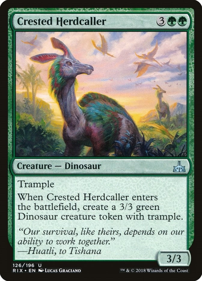 Crested Herdcaller (126) (Rivals of Ixalan)