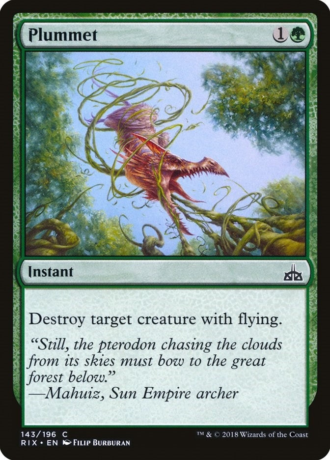 Plummet (143) (Rivals of Ixalan)