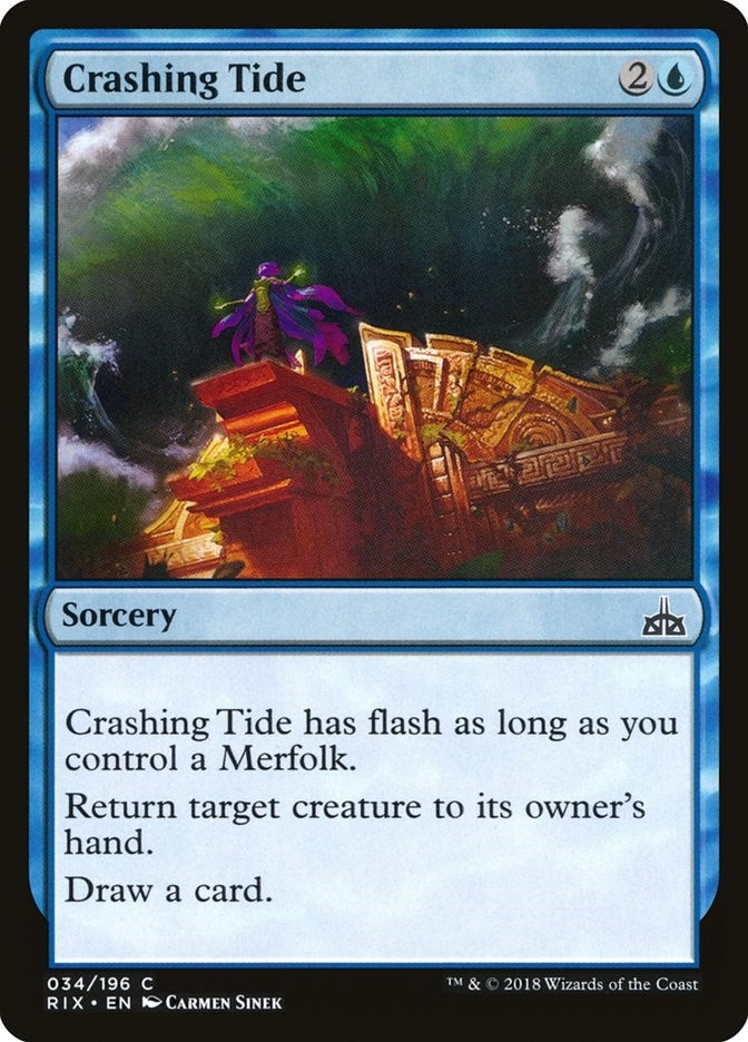 Crashing Tide (34) (Rivals of Ixalan)
