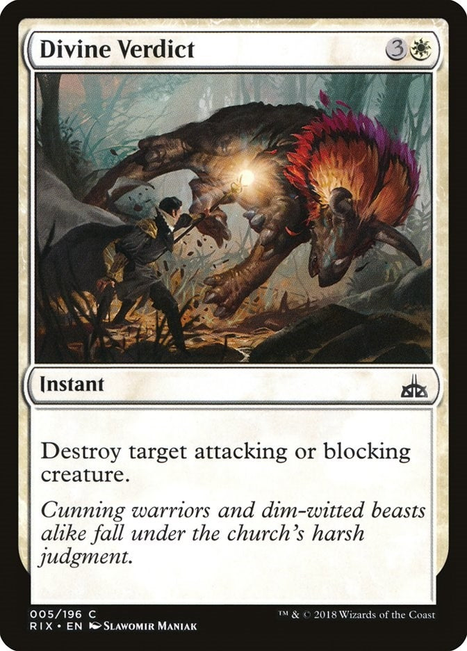 Divine Verdict (5) (Rivals of Ixalan)