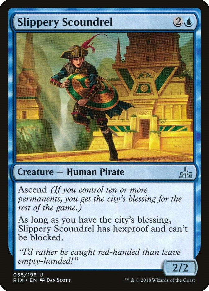 Slippery Scoundrel (55) (Rivals of Ixalan)