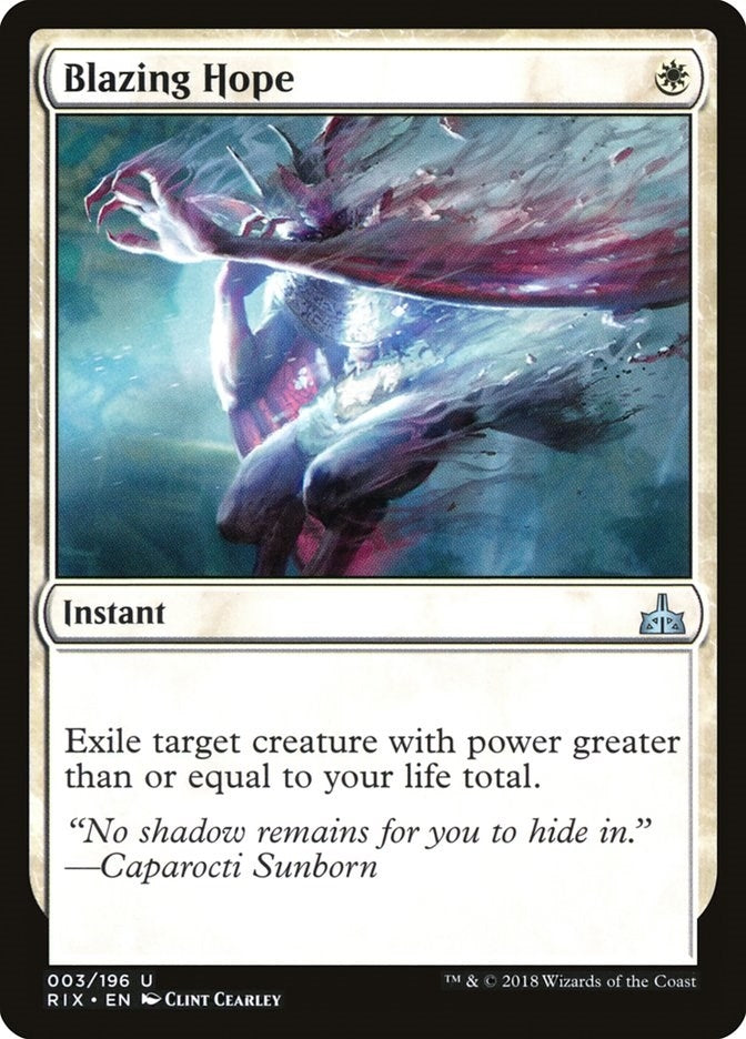 Blazing Hope (3) (Rivals of Ixalan)