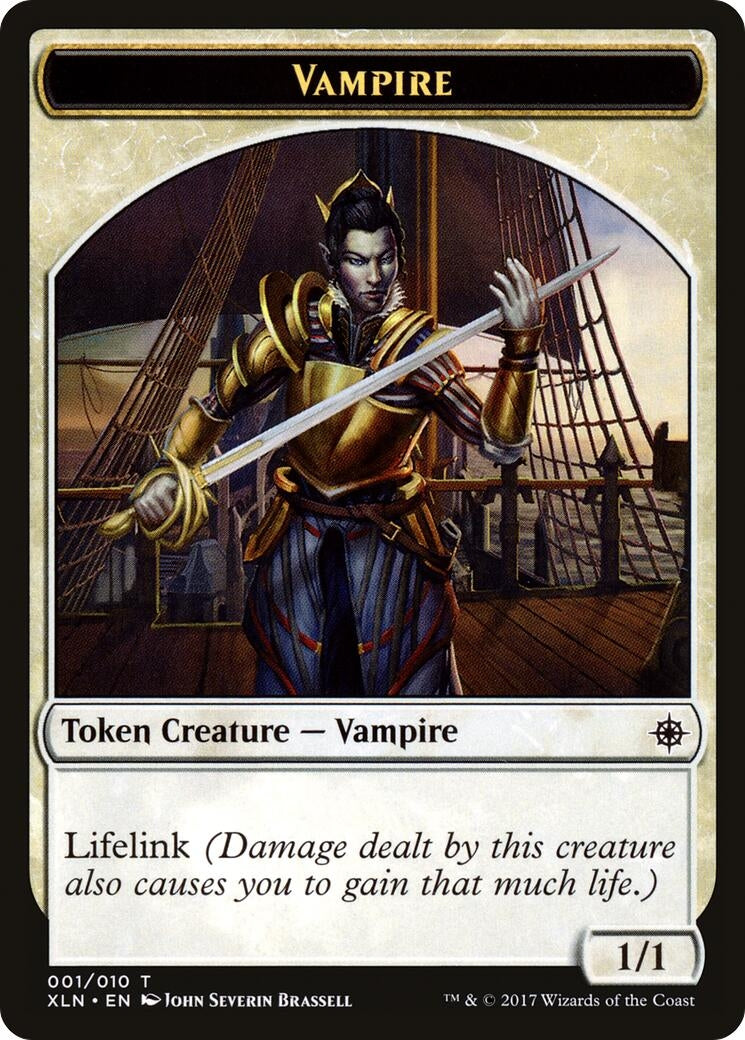 Image for Vampire // Treasure (008) Double-Sided Token (1 // 8) - Magic: The Gathering