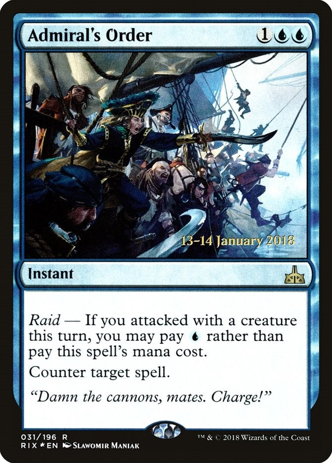 Admiral's Order (31) (Prerelease Cards)