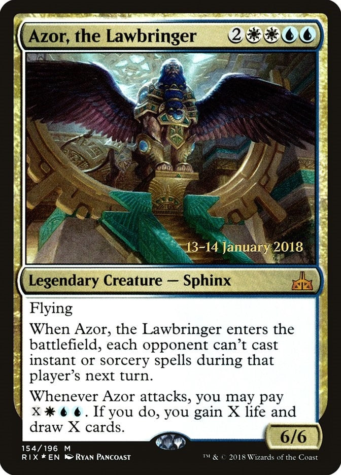 Azor, the Lawbringer (154) (Prerelease Cards)