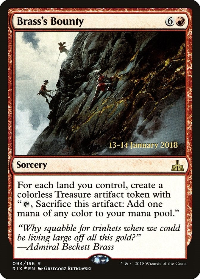 Brass's Bounty (RIX) (94) (Prerelease Cards)