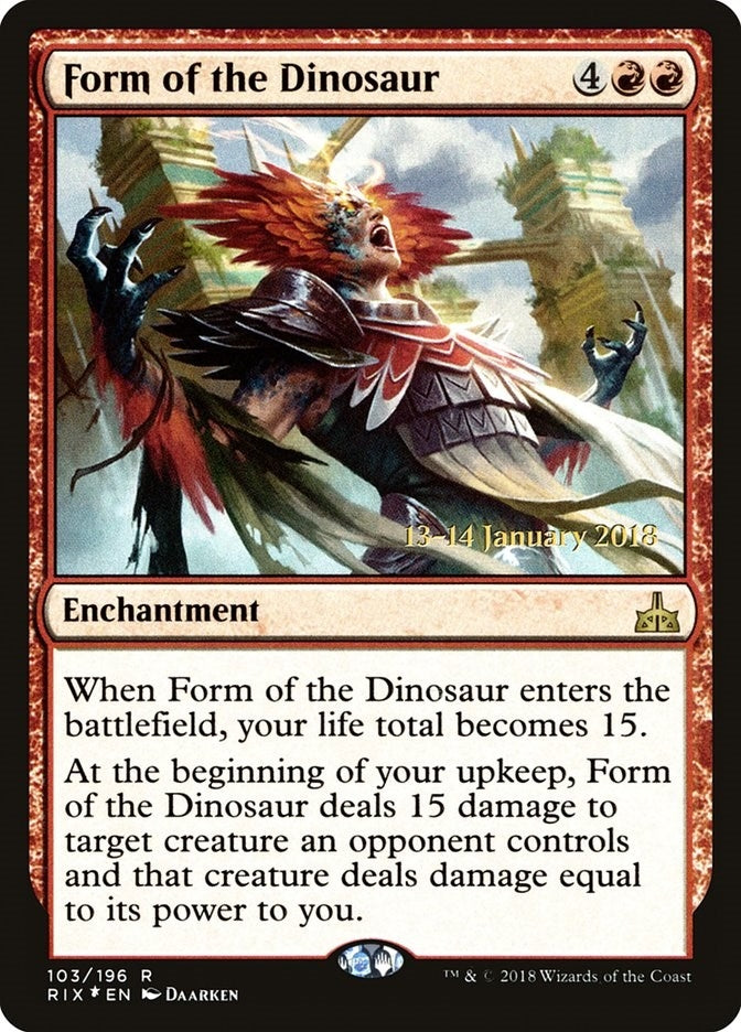 Form of the Dinosaur (103) (Prerelease Cards)