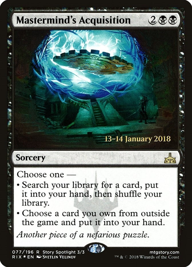 Mastermind's Acquisition (77) (Prerelease Cards)