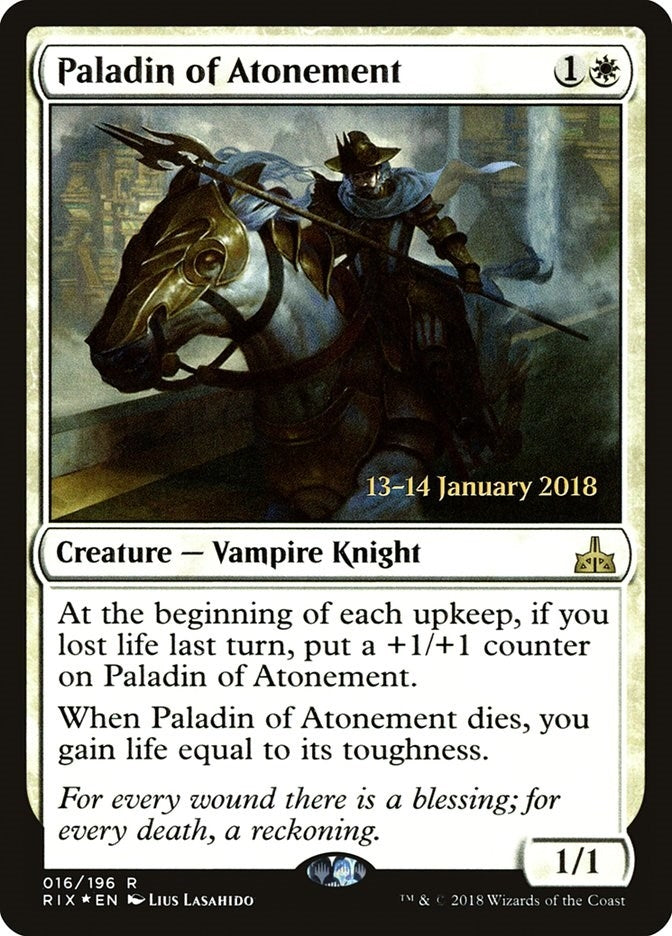 Paladin of Atonement (16) (Prerelease Cards)