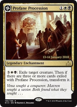 Profane Procession (166) (Prerelease Cards)