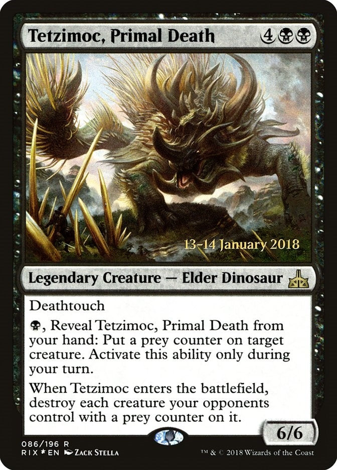 Tetzimoc, Primal Death (86) (Prerelease Cards)
