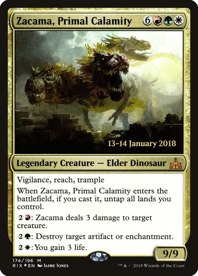 Zacama, Primal Calamity (174) (Prerelease Cards)