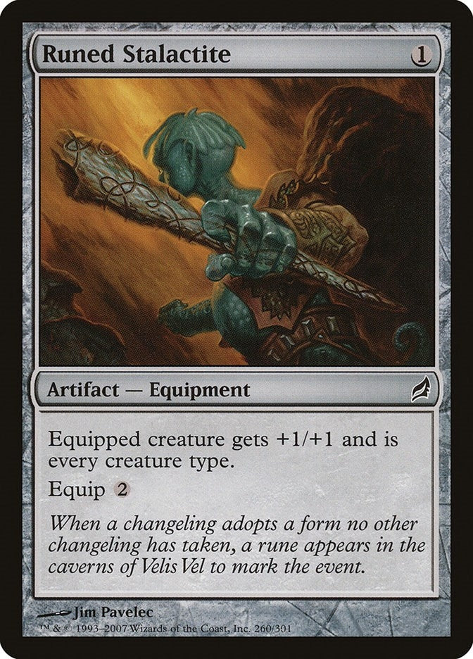 Runed Stalactite (260) (Lorwyn)