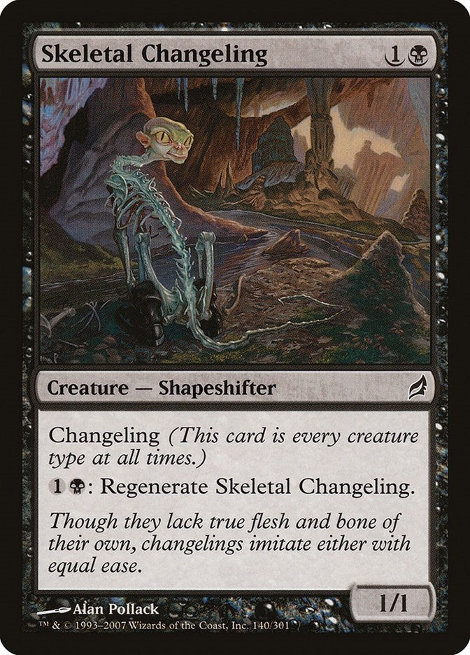 Skeletal Changeling (140) (Lorwyn)