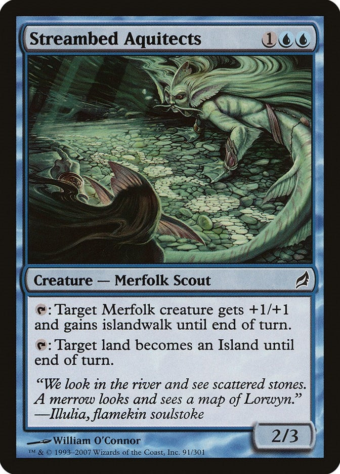 Streambed Aquitects (91) (Lorwyn)