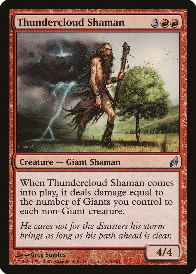 Thundercloud Shaman (195) (Lorwyn)