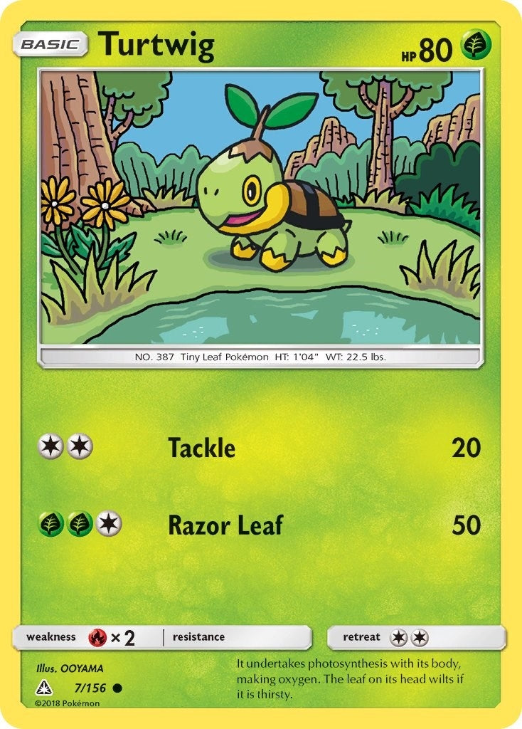 Image for Turtwig (7) (7/156) (SM - Ultra Prism) - Pokemon