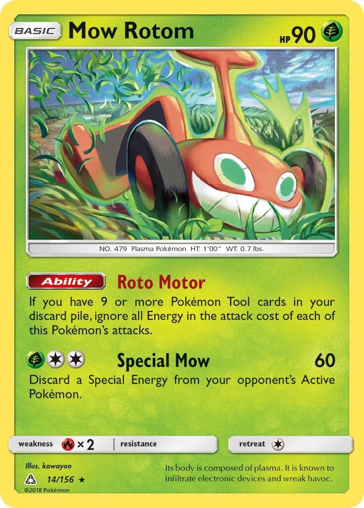 Image for Mow Rotom (14/156) (SM - Ultra Prism) - Pokemon