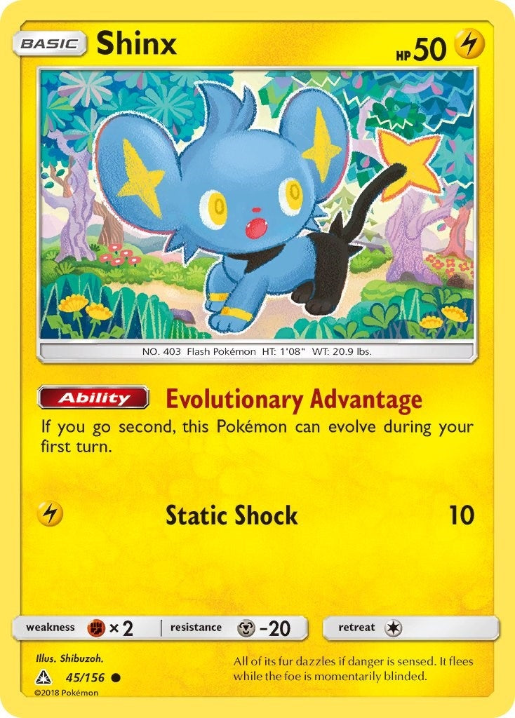 Image for Shinx (45) (45/156) (SM - Ultra Prism) - Pokemon
