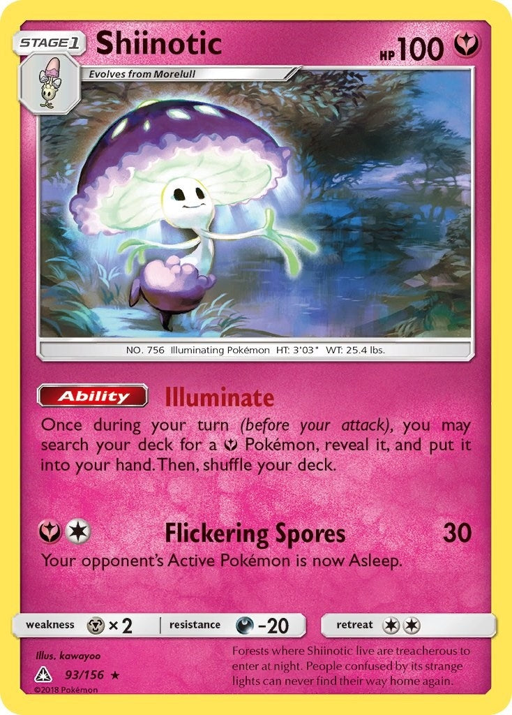 Image for Shiinotic (93/156) (SM - Ultra Prism) - Pokemon