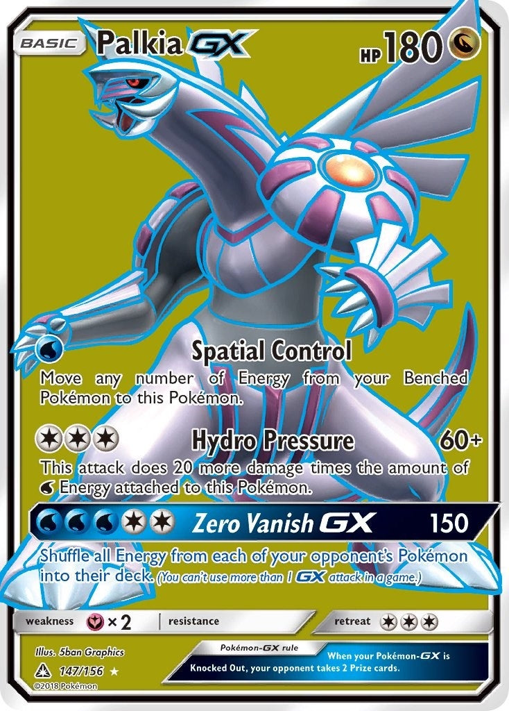 Image for Palkia GX (Full Art) (147/156) (SM - Ultra Prism) - Pokemon