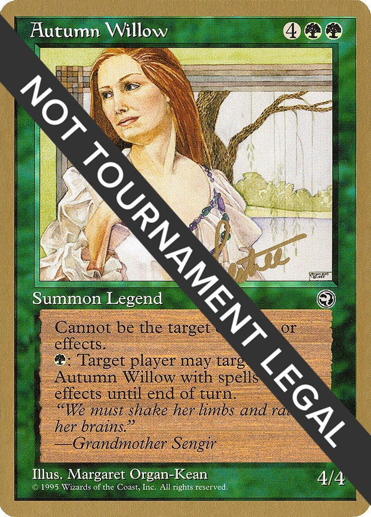 Autumn Willow - 1996 Bertrand Lestree (HML) (World Championship Decks)