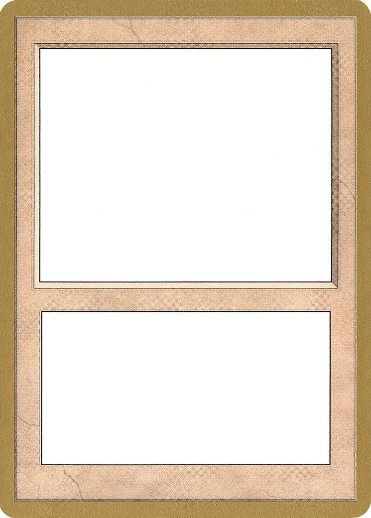 1996 World Championship Blank Card (World Championship Decks)