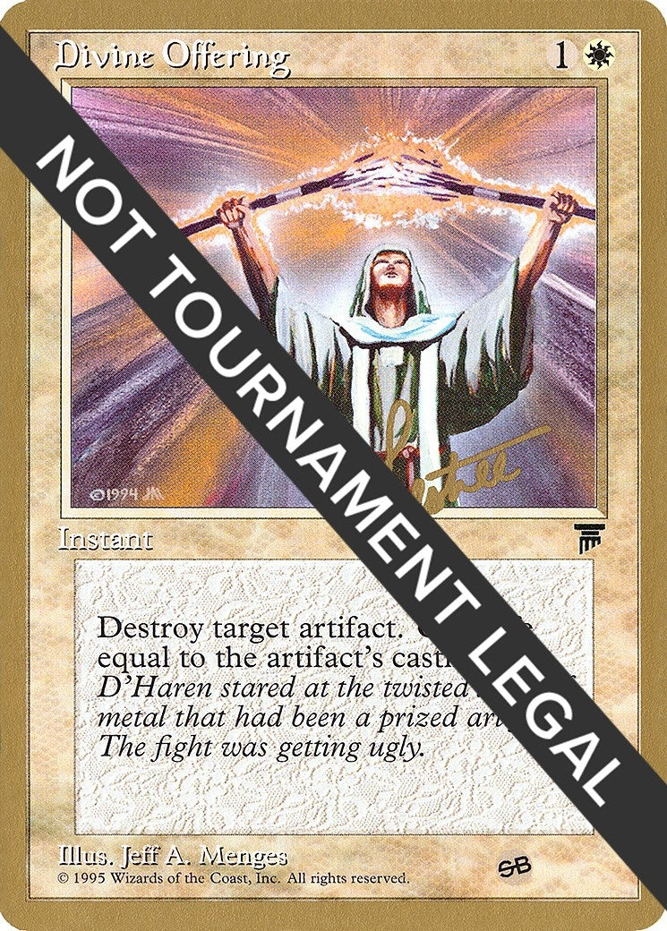 Divine Offering - 1996 Bertrand Lestree (LEG) (SB) (World Championship Decks)