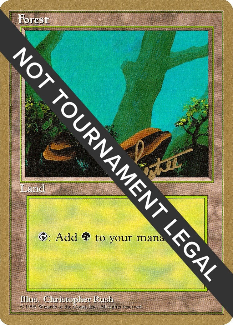 Forest (A) - 1996 Bertrand Lestree (4ED) (World Championship Decks)