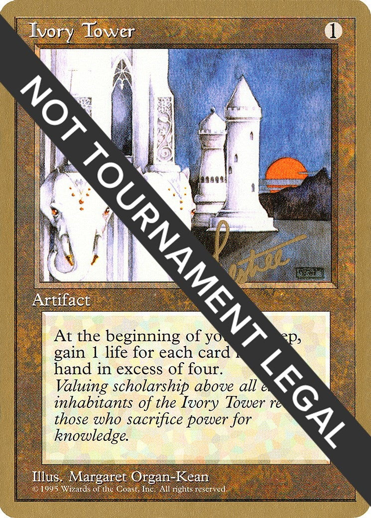Ivory Tower - 1996 Bertrand Lestree (4ED) (World Championship Decks)