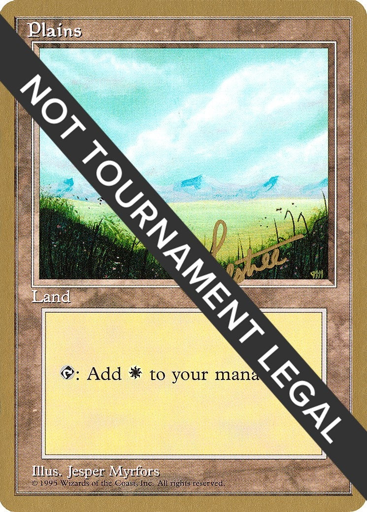 Plains (A) - 1996 Bertrand Lestree (4ED) (World Championship Decks)