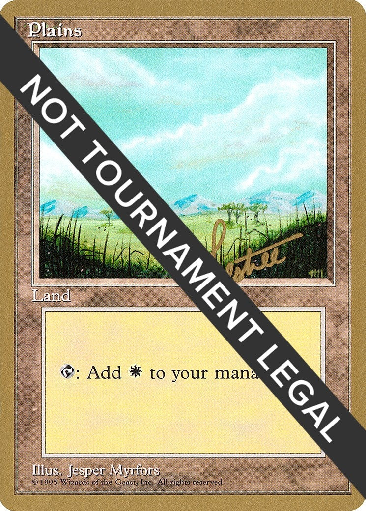 Plains (B) - 1996 Bertrand Lestree (4ED) (World Championship Decks)
